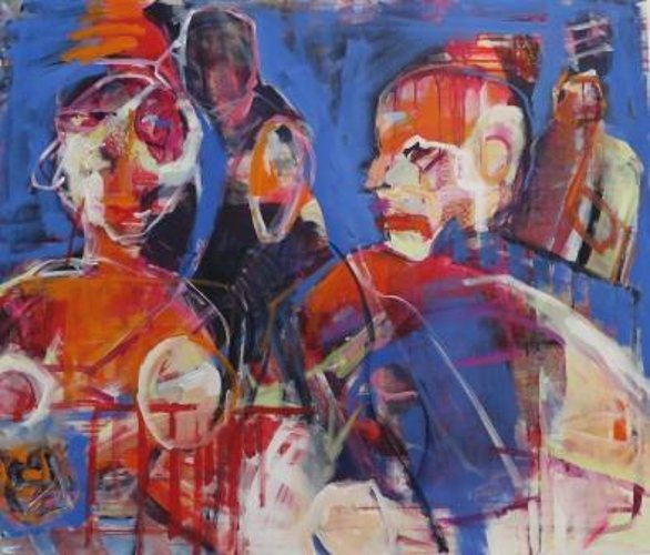Atelier MOJA: „Menschen“ von Gabi Boesl-Didion. (Foto: Gemeinde Wachtberg/mm)
