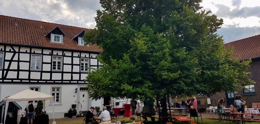 Blick in den Innenhof des Schmitzhofes. (Foto: ppl)