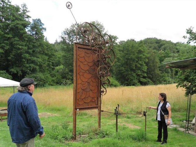 Willi Reiches Objekt „Sägewerk“. (Foto: Gemeinde Wachtberg/mm)