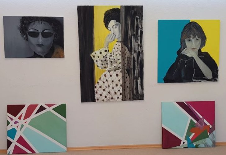 Atelier 18/80: Kunst von Helga Raaf. (Foto: Gemeinde Wachtberg/mf)