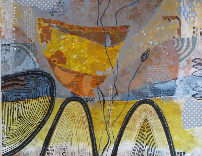 Atelier 18/80: Kunst von Ina Lehnertz. (Foto: Gemeinde Wachtberg/mm)