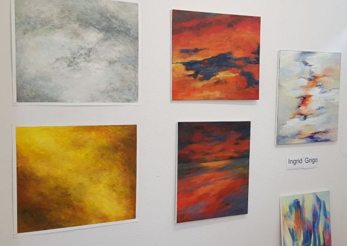 Atelier 18/80: Kunst von Ingrid Grigo. (Foto: Gemeinde Wachtberg/mf)
