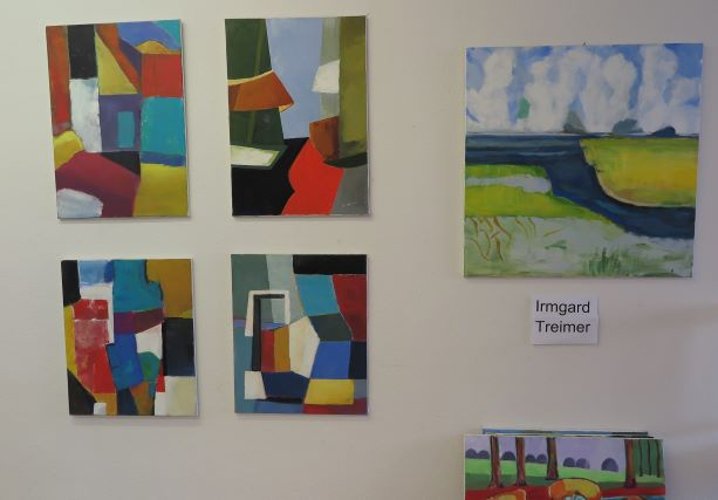 Atelier 18/80: Kunst von Irmgard Treimer. (Foto: Gemeinde Wachtberg/mm)