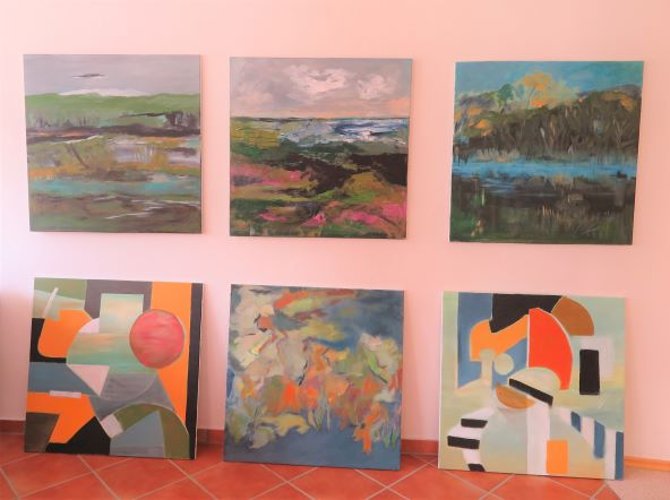 Atelier 18/80: Kunst von Johanna Rupprecht. (Foto: Gemeinde Wachtberg/mm)