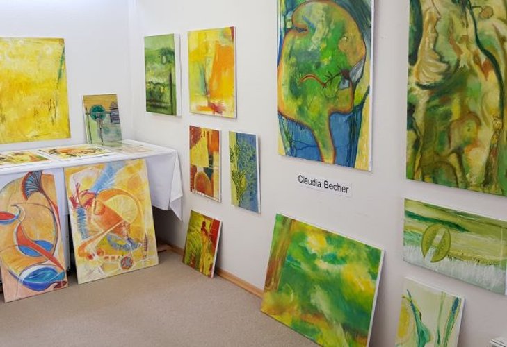 Atelier 18/80: Kunst von Claudia Becher (Foto: Gemeinde Wachtberg/mf)