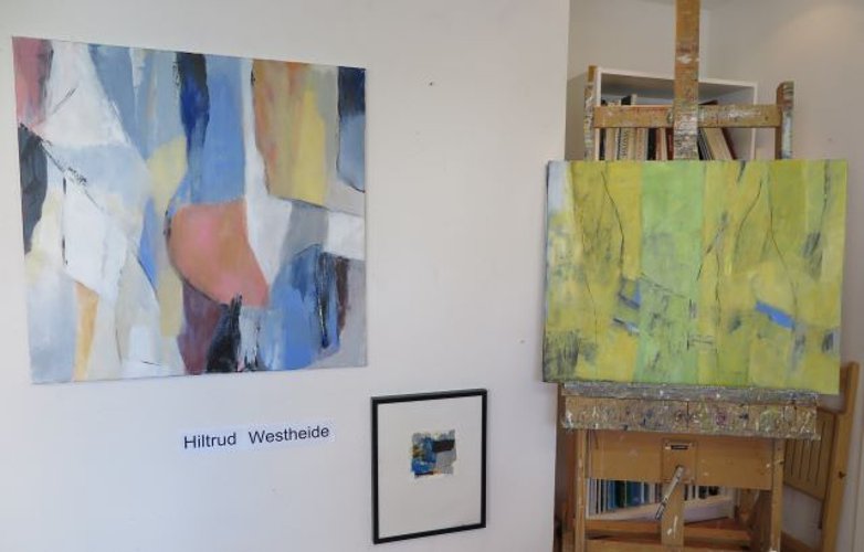Atelier 18/80: Kunst von Hiltrud Westheide. (Foto: Gemeinde Wachtberg/mm)