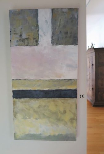 Im Haus – „Ohne Titel“ (Acryl). (Foto: Gemeinde Wachtberg/mm)