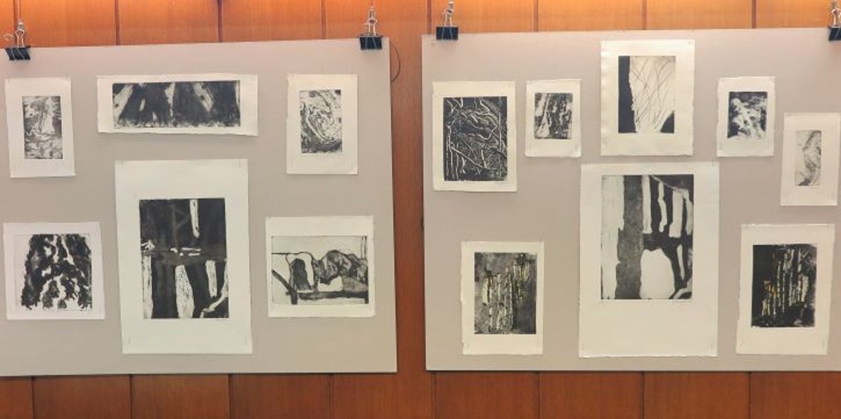 Briegleb-Retrospektive: Druckgrafik in verschiedenen Techniken und Formaten aus dem Nachlass von Gitta Briegleb. (Foto: Gemeinde Wachtberg/mm)