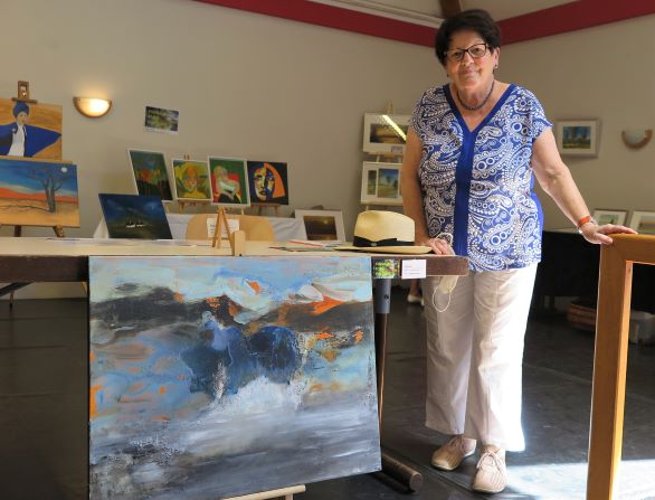 Kunstvielfalt von Marga Auen. (Foto: Gemeinde Wachtberg/mm)