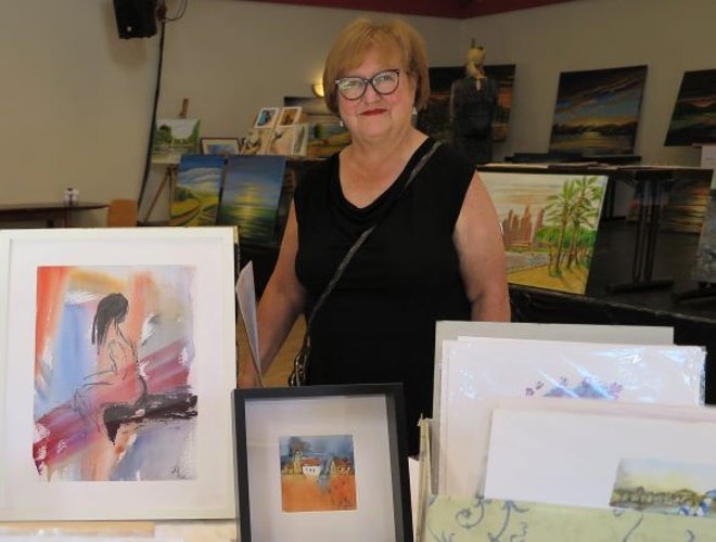 Kunstkreis: Kunstvielfalt von Johanna Bittner-Kelber. (Foto: Gemeinde Wachtberg/mm)