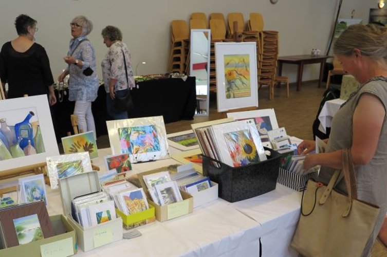 Kunstkreis: Kunstvielfalt von Renate Kirste. (Foto: Gemeinde Wachtberg/mm)