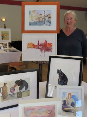 Kunstvielfalt von Ursula Kowalski. (Foto: Gemeinde Wachtberg/mm)