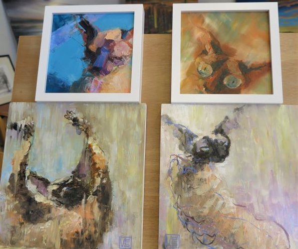 Kunstkreis: Kunstvielfalt von Victoria Salma. (Foto: Gemeinde Wachtberg/mm)