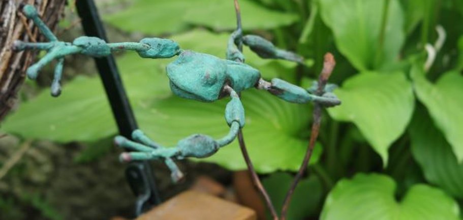Ernst Doll – Frosch (Bronze). (Foto: Gemeinde Wachtberg/mm)