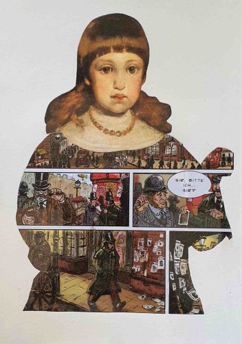Collage mit Mädchen von Claudia von Harnier. (Foto: Gemeinde Wachtberg/mf)