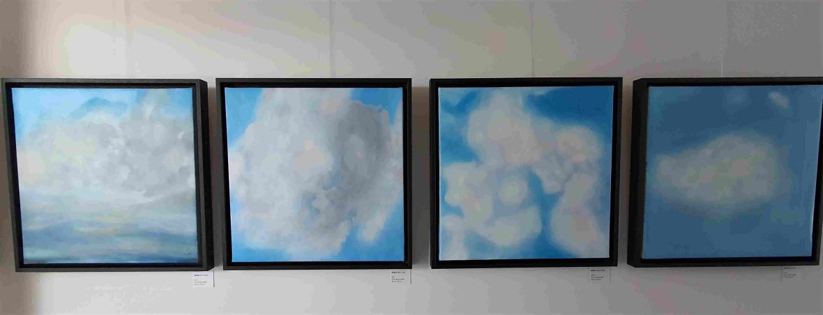 Christiane Rentmeister - Wolken – in Öl. (Foto: Gemeinde Wachtberg/mf)