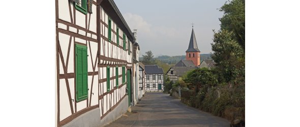 Straße in Oberbachem