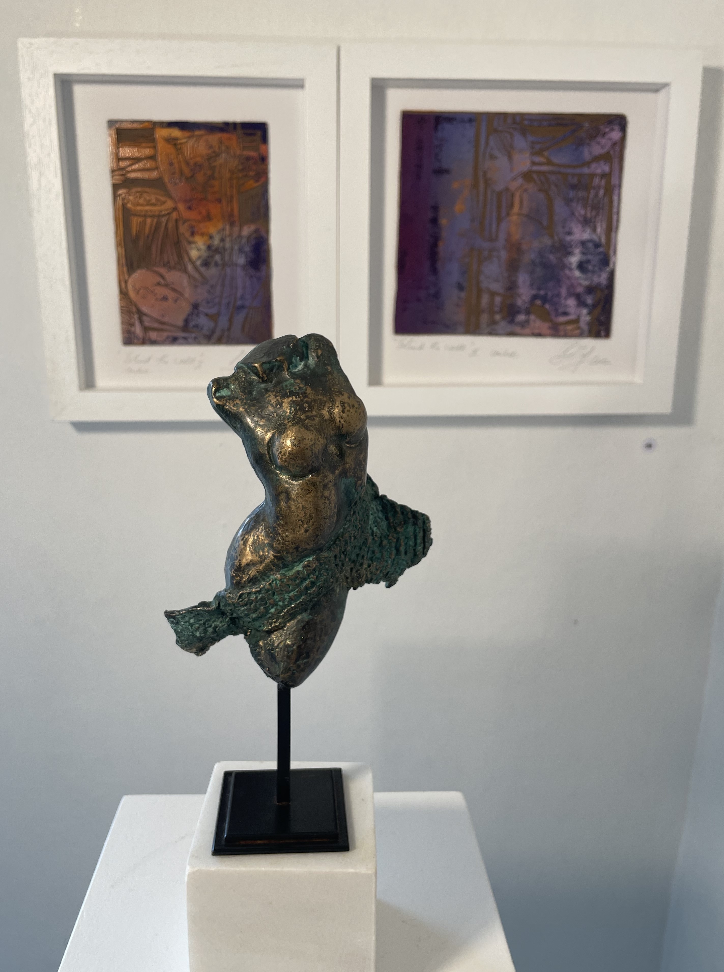 Bronzearbeit „Fliegende Venus“ von Beate Meffert-Schmengler Bronzearbeit „Fliegende Venus“ von Beate Meffert-Schmengler