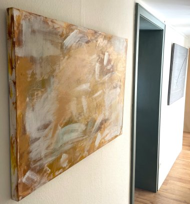 Malerei in Gold und Silber von Andrea Brüser Malerei in Gold und Silber von Andrea Brüser