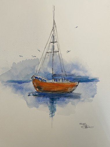 Aquarellmalerei von Michaela Holthausen