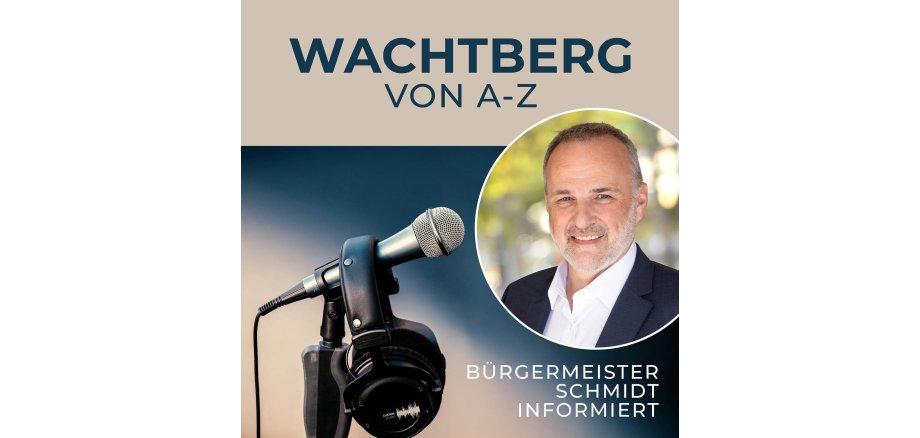 Podcast von Bürgermeister Schmidt (Logo) Bild des Podcasts vom Bürgermeister