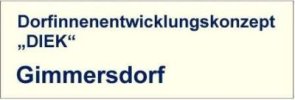 Logo: Dorfinnenentwicklungskonzept Gimmersdorf Logo: Dorfinnenentwicklungskonzept Gimmersdorf